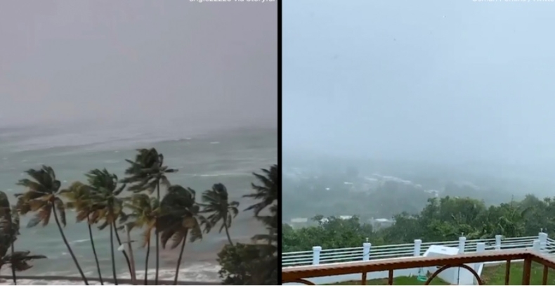 Gigantyczna burza tropikalna nad wschodnim wybrzeżem USA - GospodarkaMorska.pl