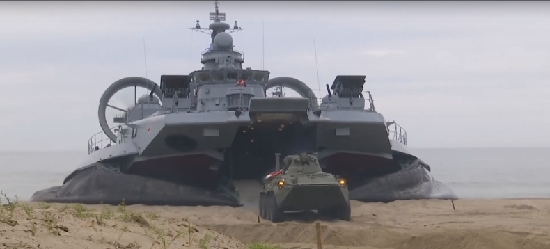 Manewry morskie „Tarcza oceaniczna 2020” pod Kaliningradem [wideo] - GospodarkaMorska.pl