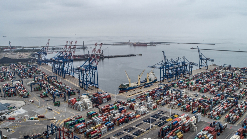 Protest pod DCT Gdańsk S.A - GospodarkaMorska.pl