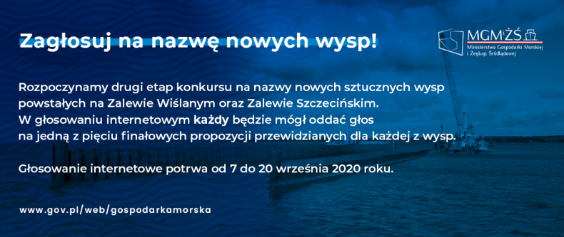 Zagłosuj na nazwę nowych wysp! - GospodarkaMorska.pl