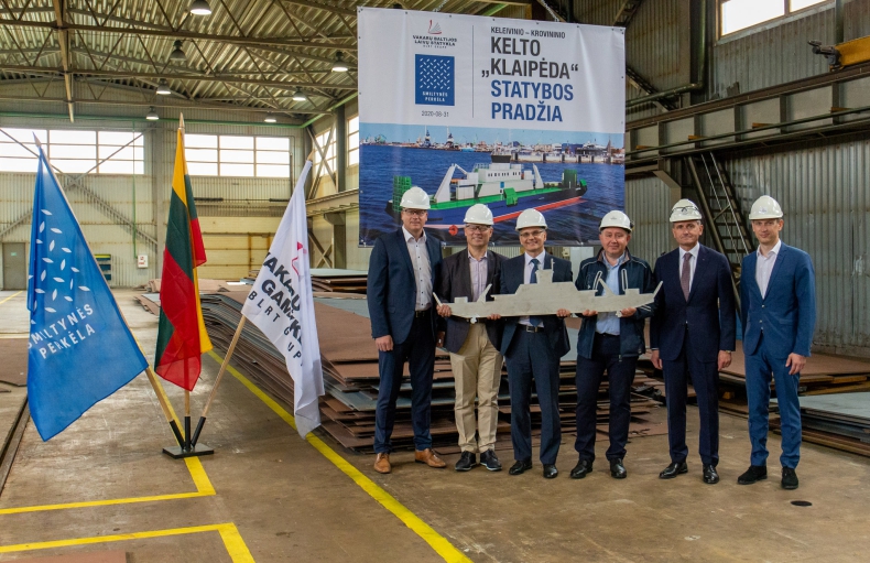 Litewska stocznia rozpoczęła budowę promu dla rodzimej firmy - GospodarkaMorska.pl