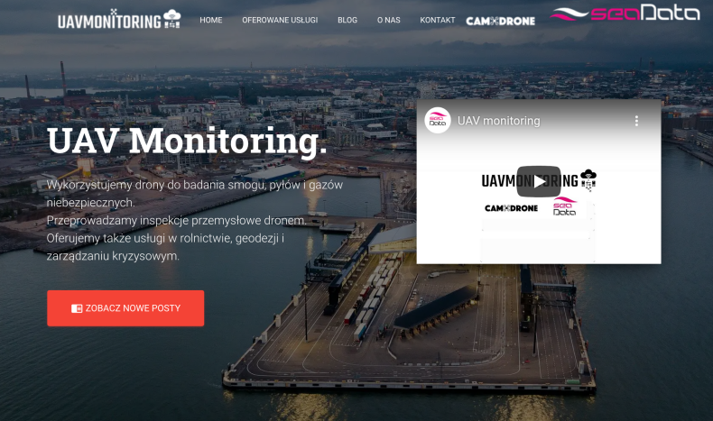 Współpraca firm SeaData i Camdrone nabiera tempa! - GospodarkaMorska.pl