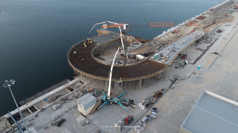 Kolejny etap budowy Publicznego Terminalu Promowego w Porcie Gdynia - GospodarkaMorska.pl
