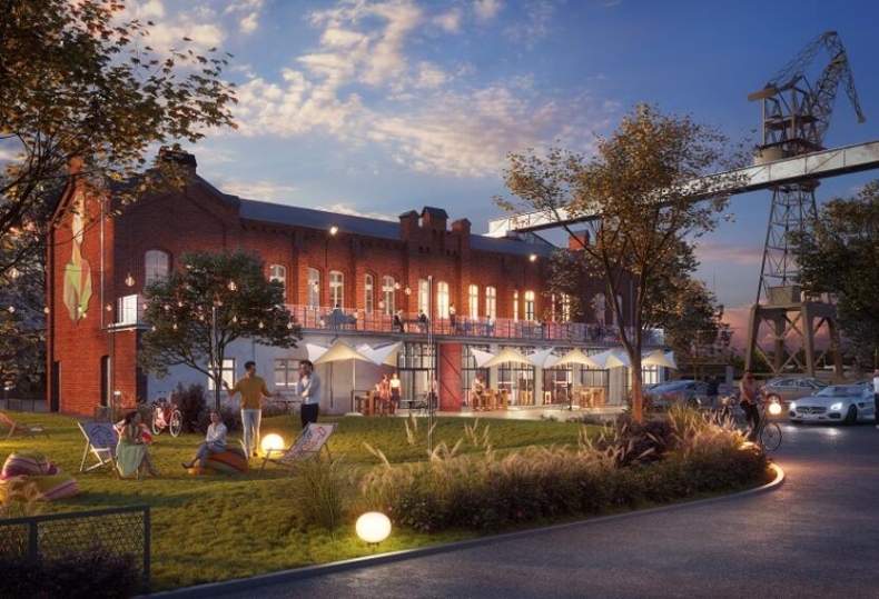 Drugie życie dawnej Remizy - rozpoczyna się kolejna rewitalizacja na terenie Stoczni Cesarskiej - GospodarkaMorska.pl