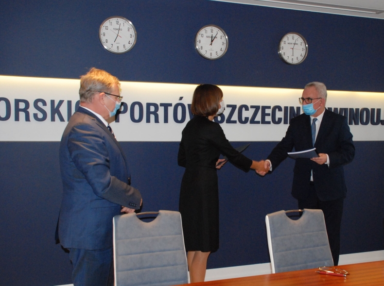 Inwestycja ZMPSiŚ w porcie Szczecin w rejonie Kanału Dębickiego - kontrakt z NDI podpisany - GospodarkaMorska.pl