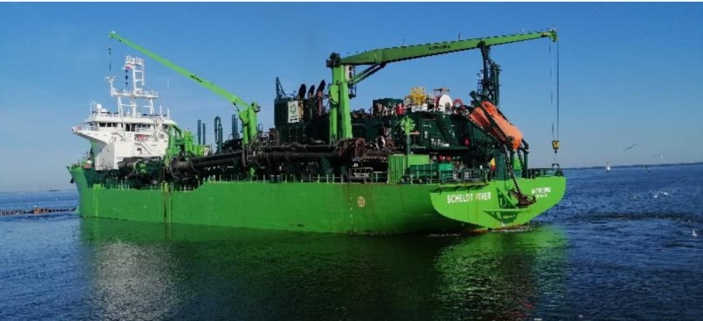 Postęp prac przy modernizacji toru wodnego Świnoujście - Szczecin - GospodarkaMorska.pl