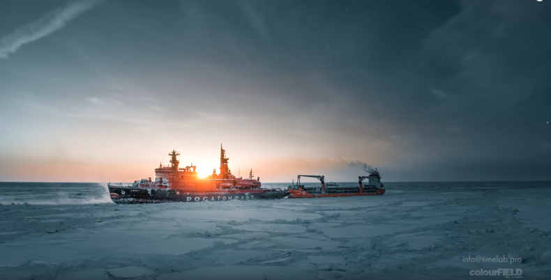 Lodołamacz Arktyka o napędzie atomowym przyjęty do służby - GospodarkaMorska.pl