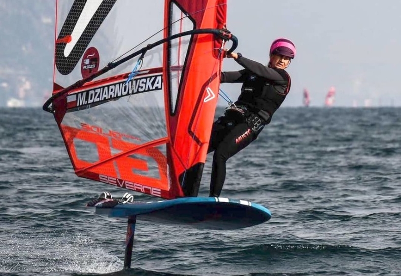 Maja Dziarnowska trzecia w IQFoil International Games - GospodarkaMorska.pl