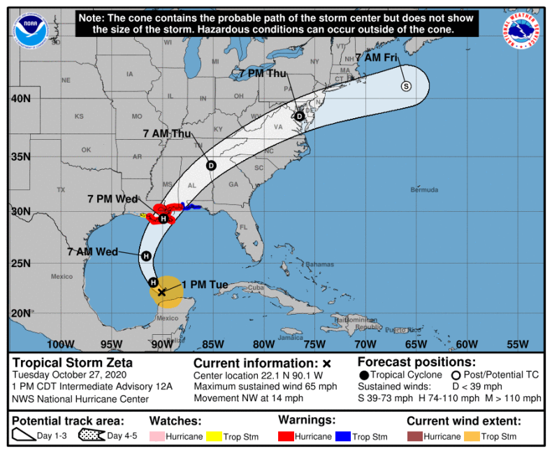 Co najmniej jedna ofiara huraganu Zeta - GospodarkaMorska.pl