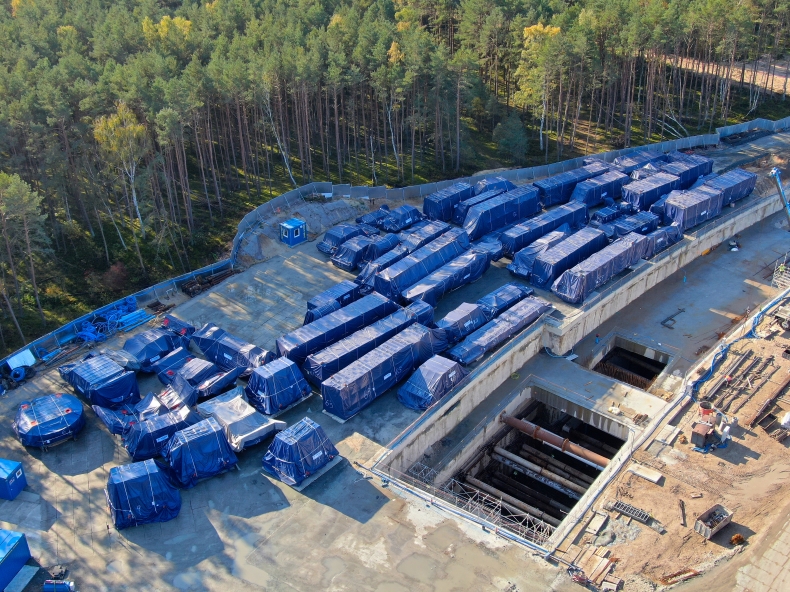 Tunel w Świnoujściu. Na wyspie powstaje niemal 800 potężnych pierścieni [foto] - GospodarkaMorska.pl
