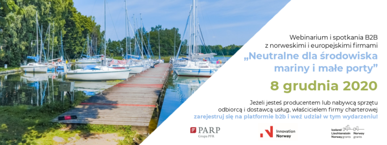 „Neutralne dla środowiska mariny i małe porty" - webinarium z norweskimi firmami - GospodarkaMorska.pl