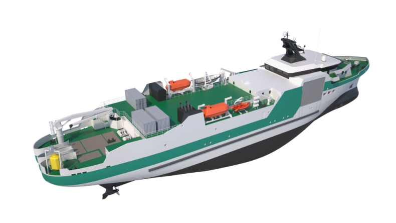 Francuska firma ujawniła projekt nowoczesnej jednostki do kładzenia kabli pod wodą - GospodarkaMorska.pl