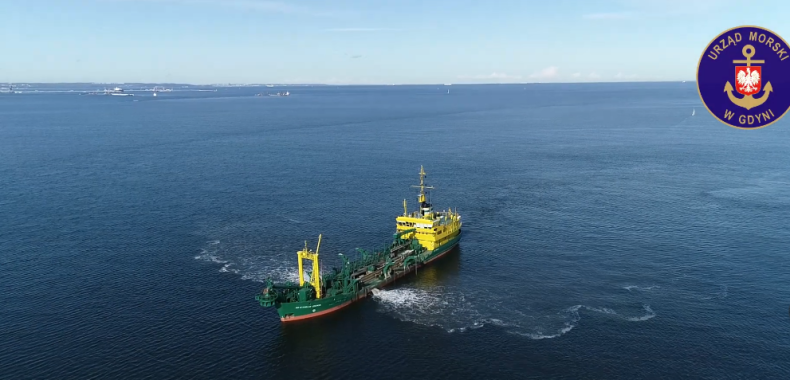 Sztuczne zasilanie brzegu w Górkach Wschodnich: prace zakończone [wideo] - GospodarkaMorska.pl