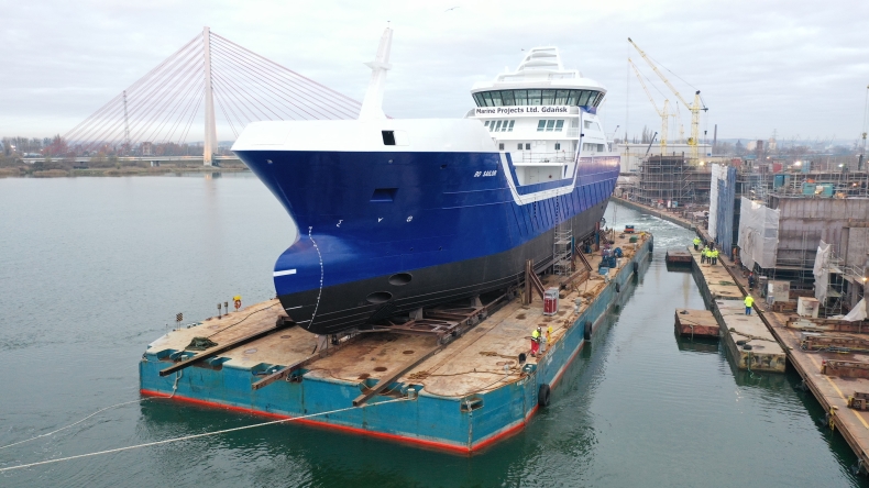  Stocznia Marine Projects Ltd. przekazała Norwegom statek do transportu żywych ryb [foto, wideo] - GospodarkaMorska.pl