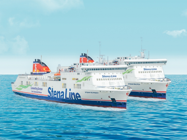 Stena Line ogłasza nowe nazwy statków na linii Nynäshamn - Ventspils (Szwecja-Łotwa) - GospodarkaMorska.pl