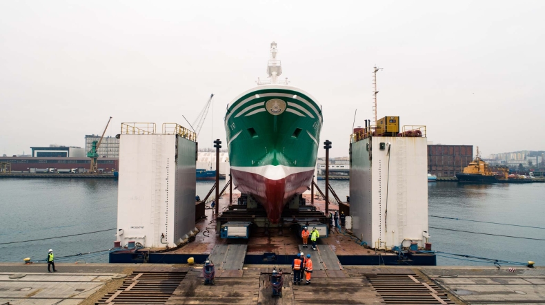 Stocznia Karstensen zwodowała statek rybacki dla Irlandczyków [foto, wideo] - GospodarkaMorska.pl