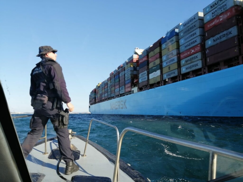 Maersk Elba stracił moc po pożarze u wybrzeży Portugalii - GospodarkaMorska.pl