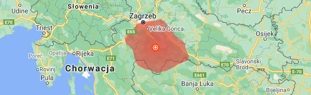Poważne trzęsienie ziemi w Chorwacji - GospodarkaMorska.pl