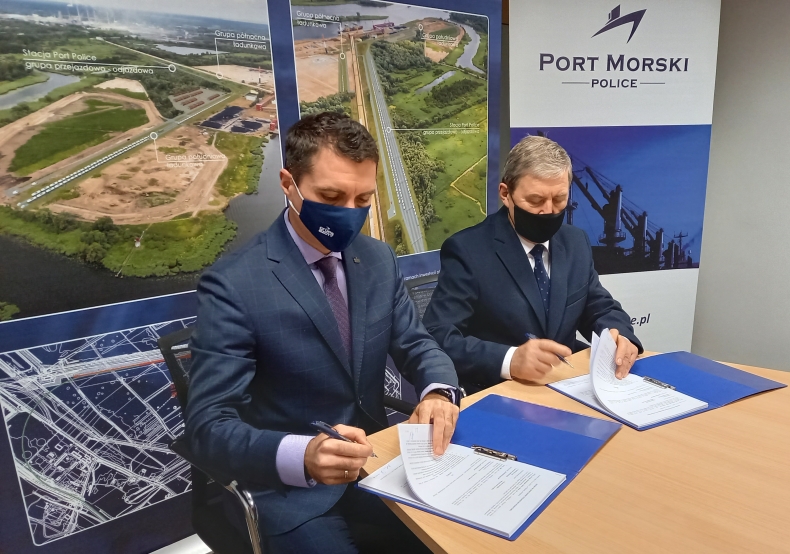 Coraz bliżej budowy stacji kolejowej Port Police - GospodarkaMorska.pl