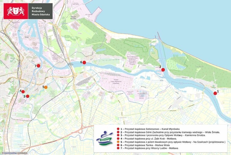 Przetarg na kolejne przystanie kajakowe w Gdańsku - GospodarkaMorska.pl