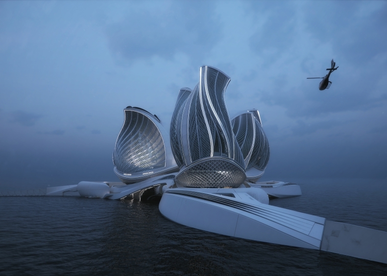 Niesamowity koncept pływającej stacji oczyszczającej oceany z plastiku [foto, wideo] - GospodarkaMorska.pl