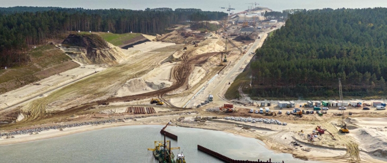 Na terenie budowy przekopu przez Mierzeję nie będzie wydobywany bursztyn - GospodarkaMorska.pl