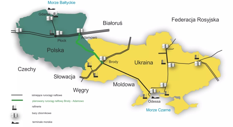 Budowa ropociągu Brody-Adamowo wśród priorytetów Wspólnoty Energetycznej - GospodarkaMorska.pl
