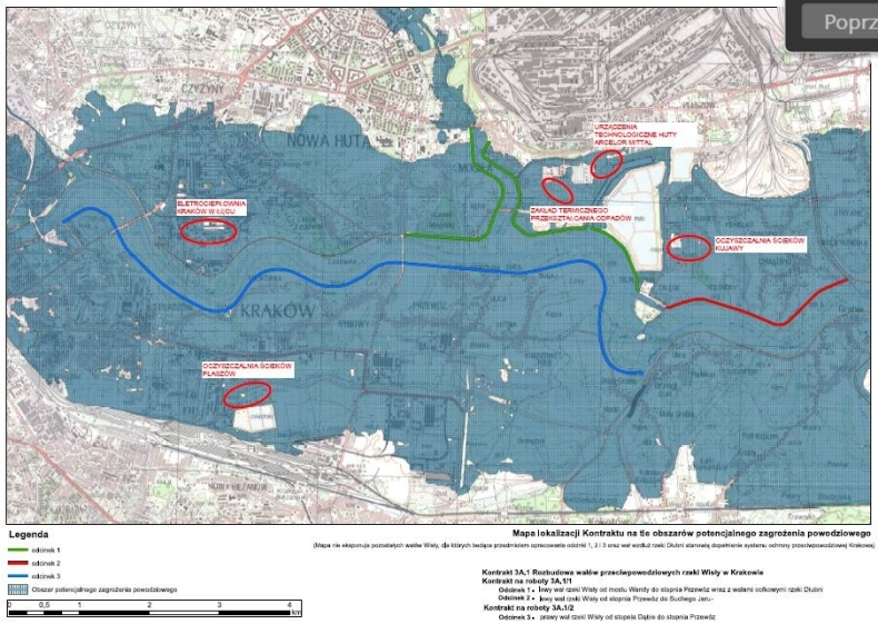 MI: Rusza wyczekiwana rozbudowa wałów przeciwpowodziowych w Krakowie - GospodarkaMorska.pl
