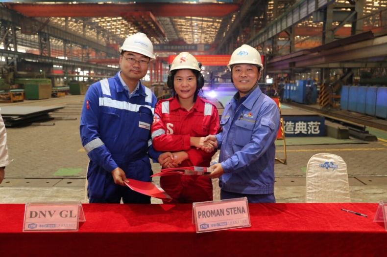 W Chinach ruszyła budowa statku napędzanego metanolem  - GospodarkaMorska.pl