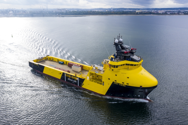 Statek typu PSV Coey Viking przekazany armatorowi - GospodarkaMorska.pl