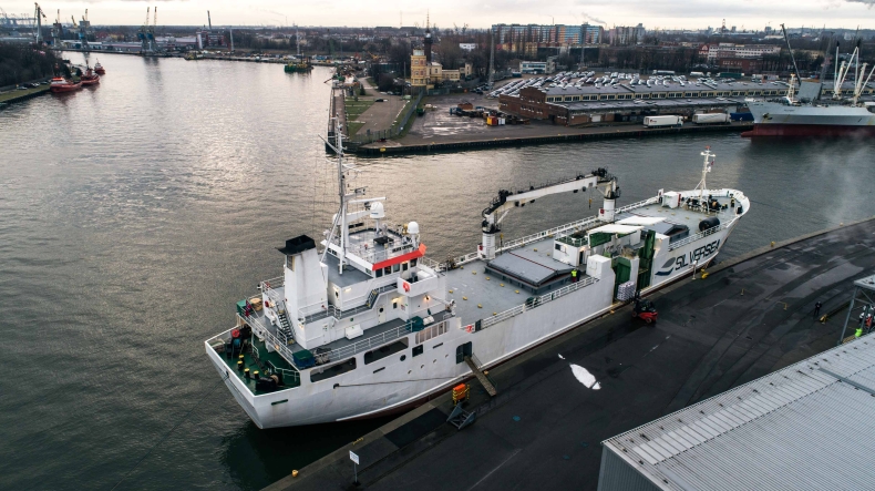 Pierwsza po brexicie dostawa ryb z Wielkiej Brytanii do Portu Gdańsk (foto, wideo) - GospodarkaMorska.pl