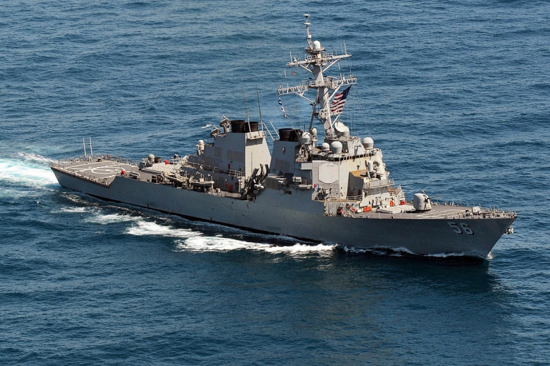 Pierwszy raz za prezydentury Bidena okręt USA przepłynął przez Cieśninę Tajwańską - GospodarkaMorska.pl