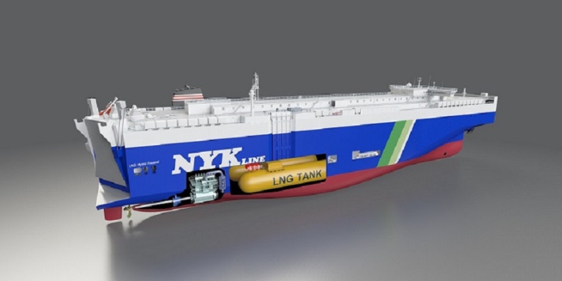 NYK zbuduje cztery samochodowce z napędem LNG  - GospodarkaMorska.pl