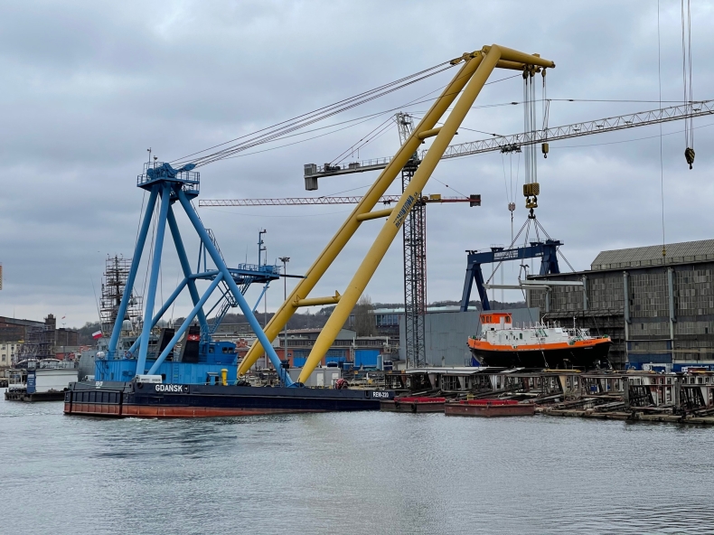W stoczni Remontowa Shipbulding zwodowano lodołamacz "Ocelot" dla RZGW w Szczecinie - GospodarkaMorska.pl