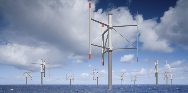 Pionowe morskie turbiny wiatrowe bardziej wydajne niż konwencjonalne? - GospodarkaMorska.pl