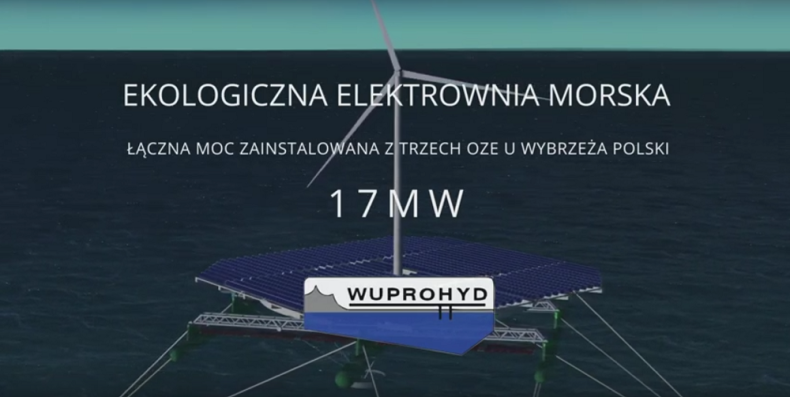 Ekologiczna Pływająca Wyspa Energetyczna. Innowacyjny projekt polskiego biura projektowego Wuprohyd  - GospodarkaMorska.pl