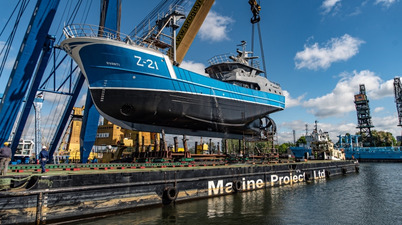 Kolejne wodowanie w stoczni Safe dla Damen Maskant [wideo, zdjęcia] - GospodarkaMorska.pl