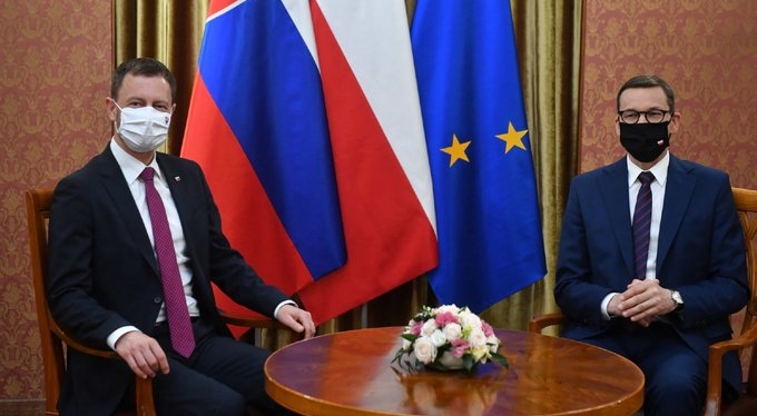 Morawiecki po spotkaniu z premierem Słowacji: nasz wspólny niepokój budzi Nord Stream 2 - GospodarkaMorska.pl