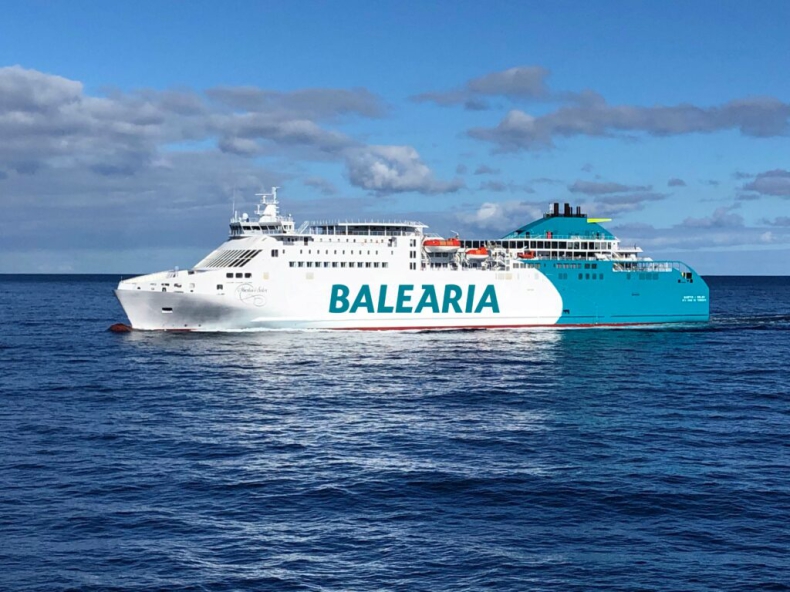 Baleària przebudowała prom LNG Martín i Soler, aby wypłynąć - GospodarkaMorska.pl