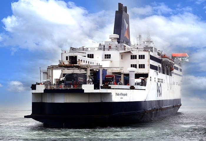 Piąty prom P&O Ferries na trasie Dover-Calais już pływa  - GospodarkaMorska.pl
