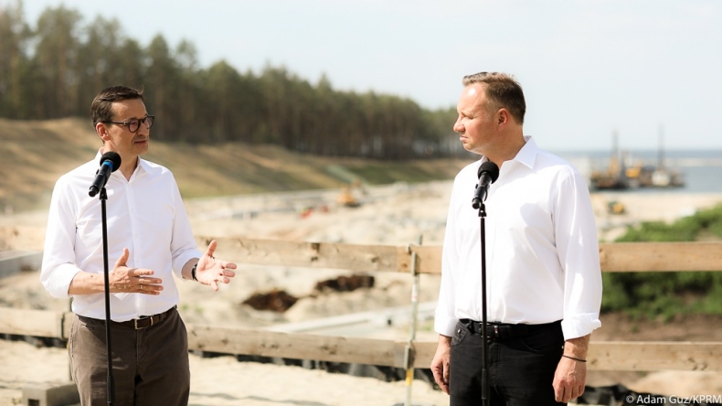 Morawiecki: przekop Mierzei Wiślanej to wyraz realizmu politycznego, umocnienie suwerenności - GospodarkaMorska.pl