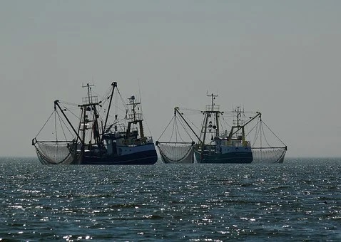 Holendercy rybacy na 50 kutrach protestowali przeciwko turbinom wiatrowym - GospodarkaMorska.pl