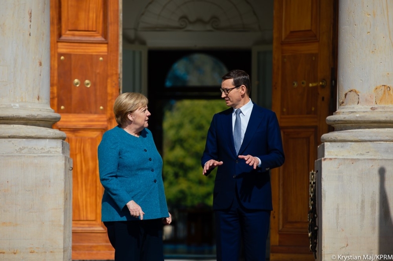 Morawiecki i Merkel o bezpieczeństwie Nord Stream2 - GospodarkaMorska.pl