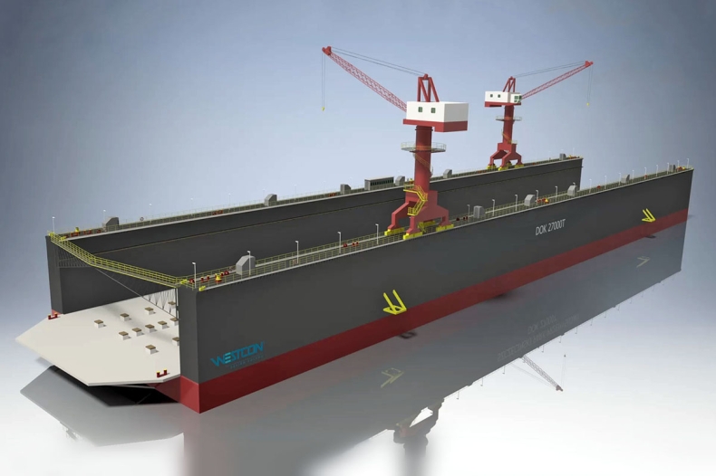 Ruszyła budowa doku dla Gryfii - GospodarkaMorska.pl