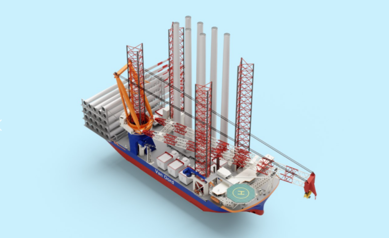 Van Oord zamawia Mega Jack-Up do instalacji morskich turbin wiatrowych o mocy 20 MW - GospodarkaMorska.pl