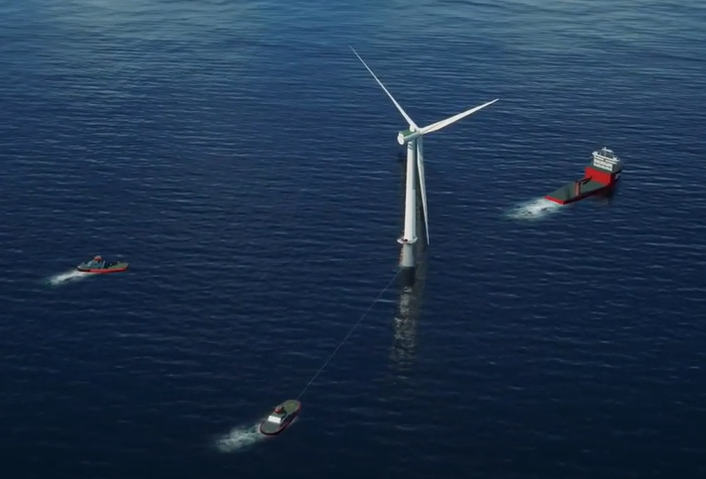 Hywind Tampen - pływająca morska farma wiatrowa realizowana przy pomocy technologii deskowania ślizgowego - GospodarkaMorska.pl