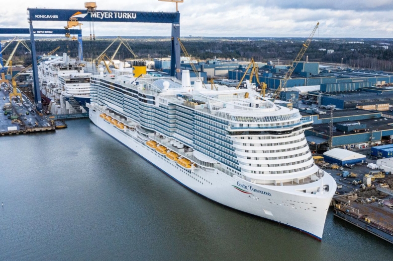 Costa Toscana gotowa do wypłynięcia [ZDJĘCIA] - GospodarkaMorska.pl