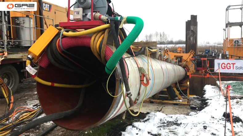 Trwa najdłuższy przewiert pod Wartą w części lądowej gazociągu Baltic Pipe - GospodarkaMorska.pl
