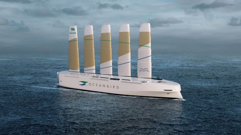 Oceanbird – bezemisyjny statek z żaglami nowej generacji  - GospodarkaMorska.pl