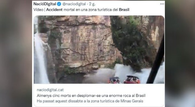 Osunięcie bloku skalnego na jeziorze w Brazylii. 10 osób nie żyje [WIDEO] - GospodarkaMorska.pl